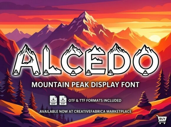 Alced: The Decorative Display Font for Handmade Brands