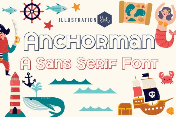 Anchorman Font: Bold & Buoyant