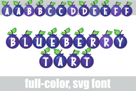 Blueberry Tart Font: A Sweet Design Pick