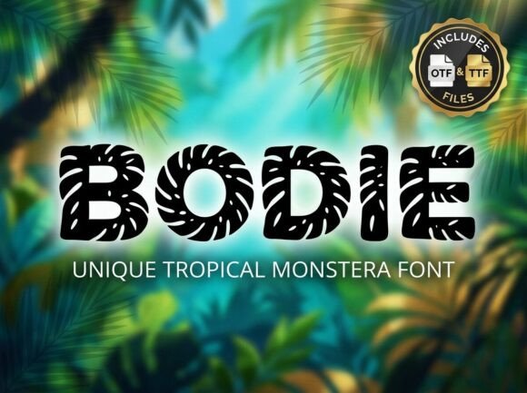 Bodie Font Review: A Bold Decorative Choice for Branding