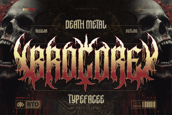 Brocore: A Brutal Blackletter for Extreme Branding