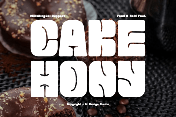 Cake Hony: A Bold Typeface for Memorable Branding