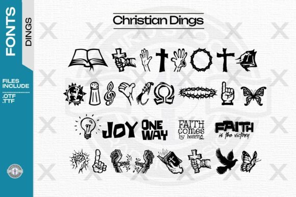 Christian Dings Font for Web Design