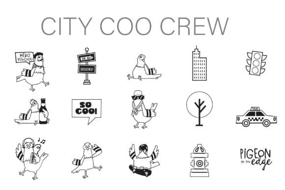 City Coo Crew Dingbats: A Web Designer's Review