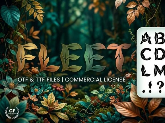 Fleet: A Decorative Display Font for Editorial Impact