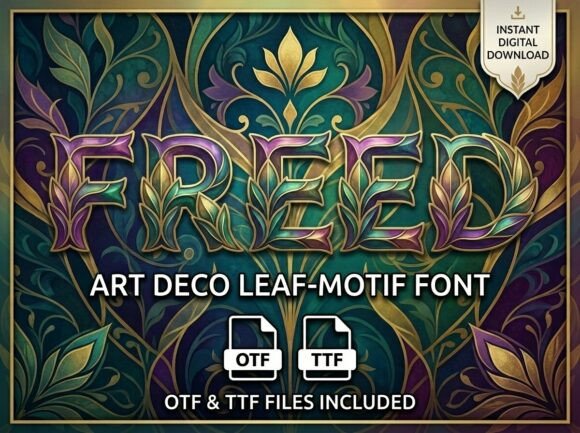 Freed: The Bold Display Font for Handmade Brands