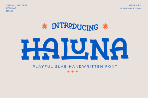 Haluna: A Playful Font for Business
