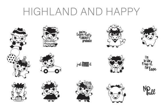 Highland and Happy Font for Business