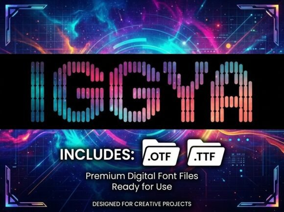 Iggya: A Bold Display Font for Creative Makers
