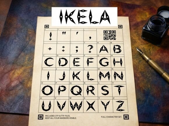 Ikela: A Bold Display Font