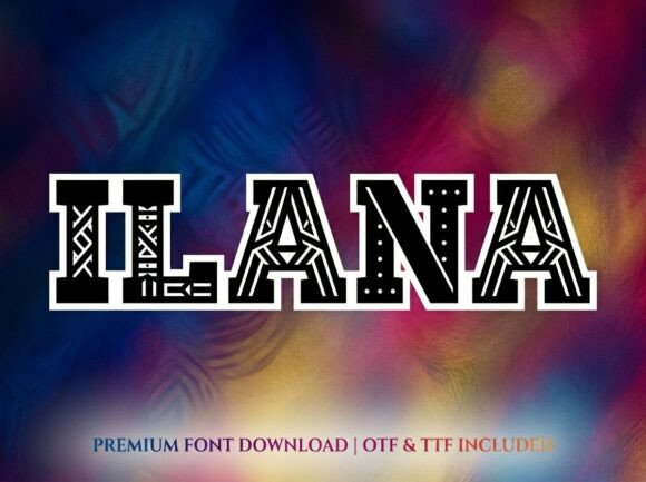 Ilana: A Bold Display Font for Web Design
