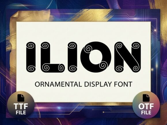 Ilion: A Bold Display Font for Web Design