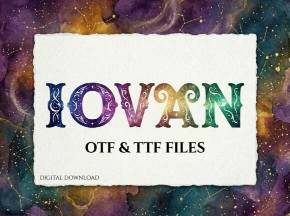 Iovan: A Bold Display Font for Creative Designers