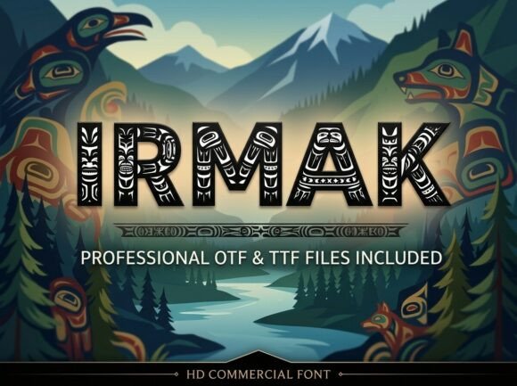 Irmak: A Bold Display Font for Web Design