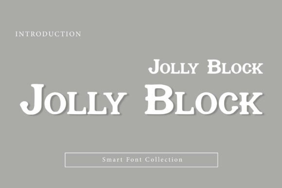 Jolly Block: A Bold Font for Business