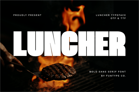 Luncher: The Bold Sans Serif Font for High-Impact Marketing