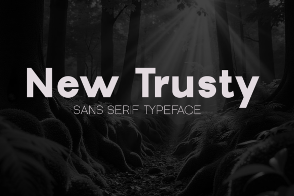 New Trusty Typeface: Build a Professional Brand Identity