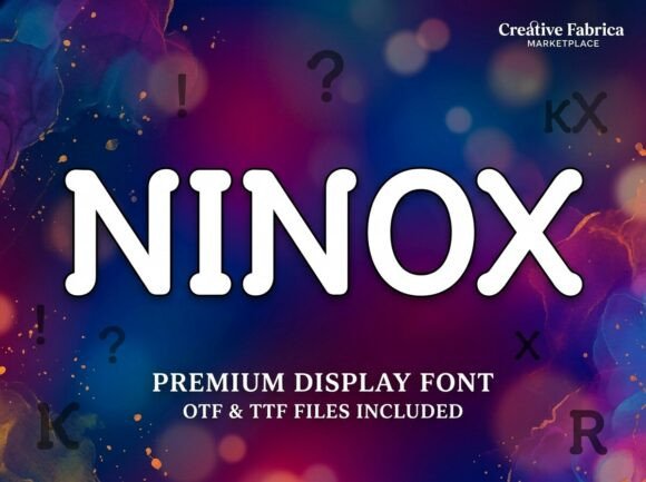 Ninox: A Bold Display Font for Editorial Impact