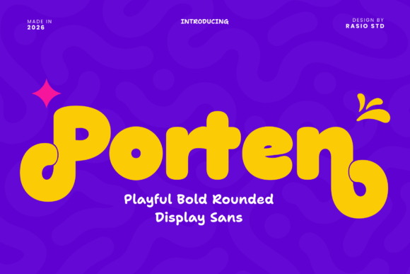 Porten: A Playful Sans Serif Font for Handmade Brands