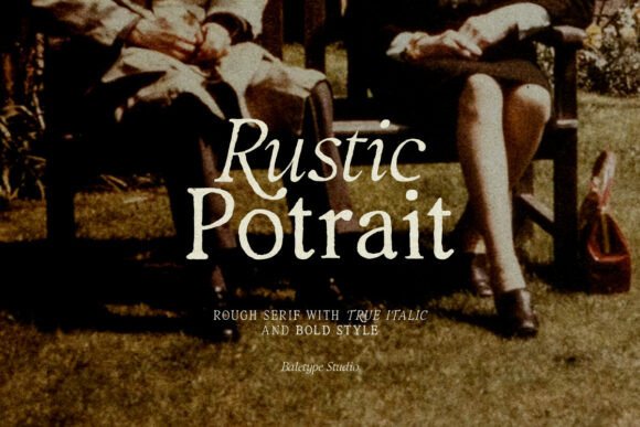 Rustic Portrait: A Serif Font for Editorial Design