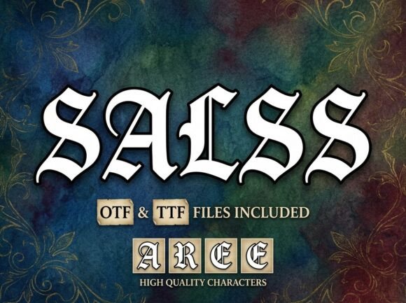 Salss: The Bold Blackletter Font for High-Impact Campaigns