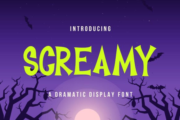Screamy: The Spooky Display Font for Viral Halloween Campaigns