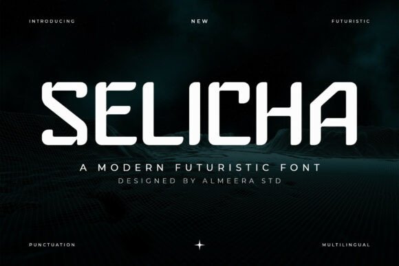 Selicha: A Bold Display Typeface for Modern Editorial Design