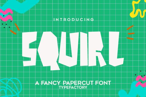 Squirl: A Playful Display Font for Editorial Design