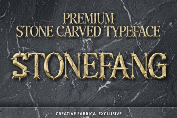 Stonefang: A Bold Typeface for Epic Branding